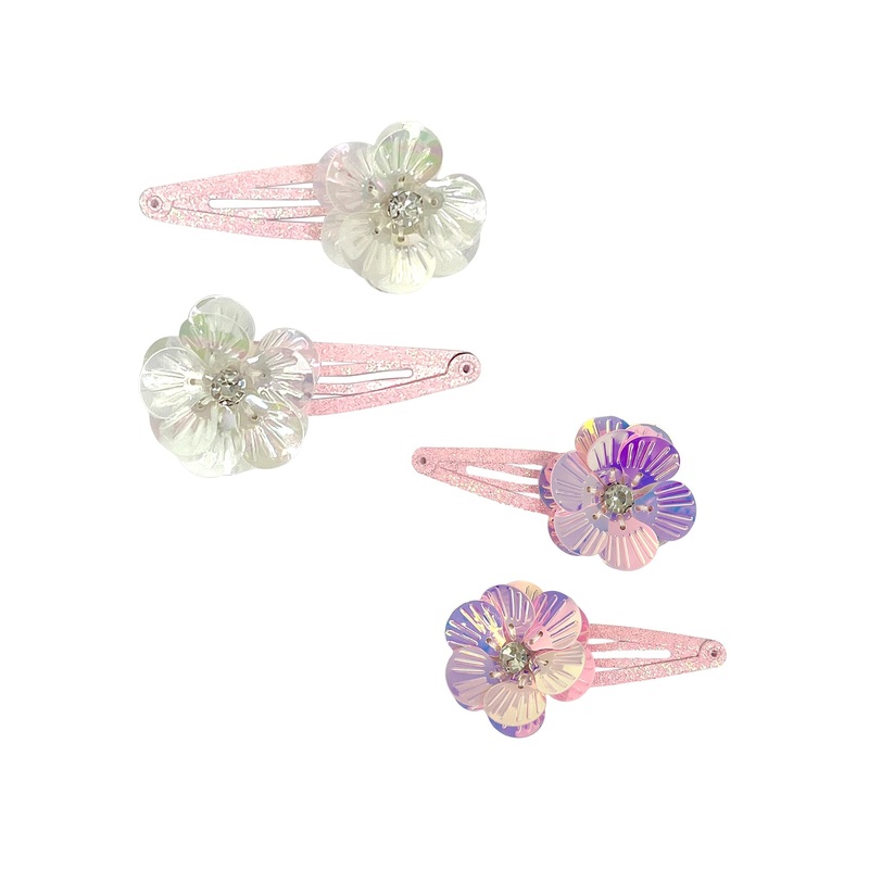 Pink Poppy Mermaid Flower Hair Clip - Assorted