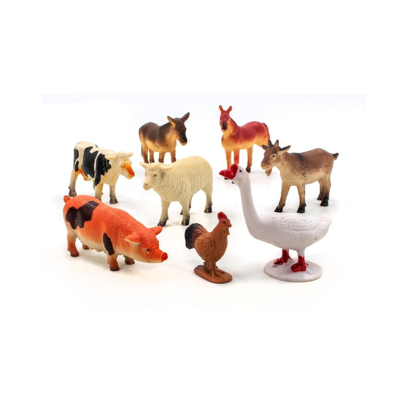 Zoo Crew Farm Animals 8pcs
