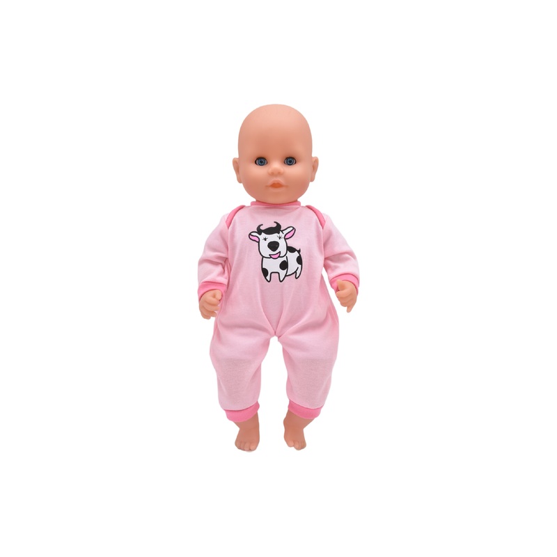 Bambini Pink Cow Romper