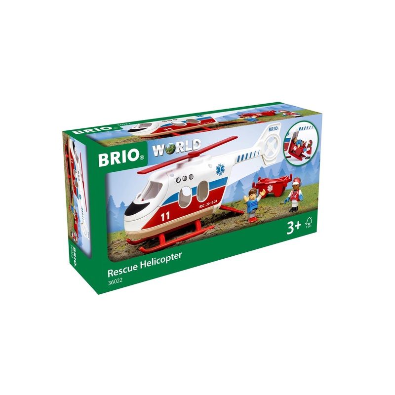 Brio Rescue Helicopter 4 Pieces