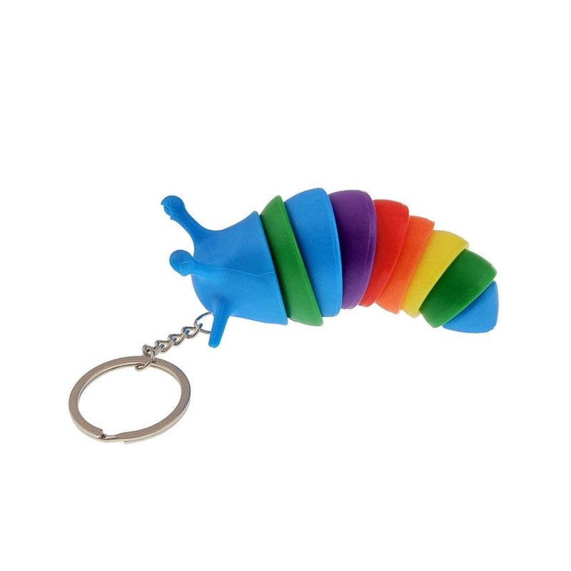 Fizz Fun Sensory Slug Keychain
