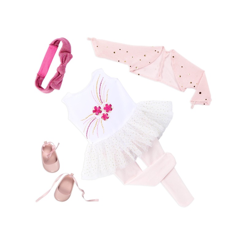 Our Generation Deluxe White Dress Outfit