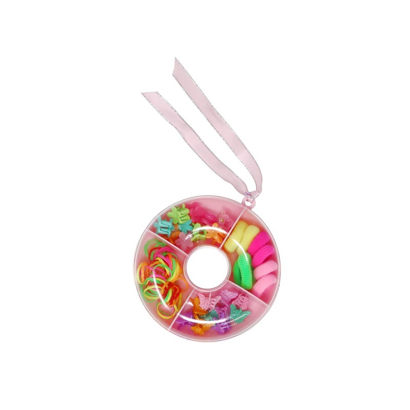 Pink Poppy Donut Hair Accessory Set