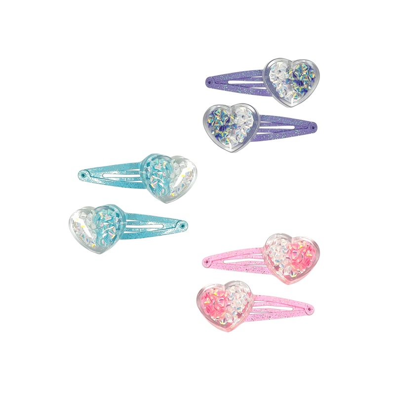 Pink Poppy Mermaid Heart Hair Clip - Assorted