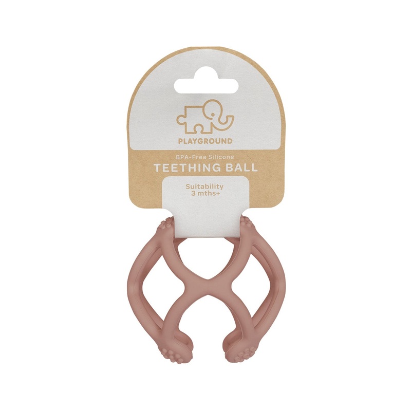 Silicone Teething Ball Rose