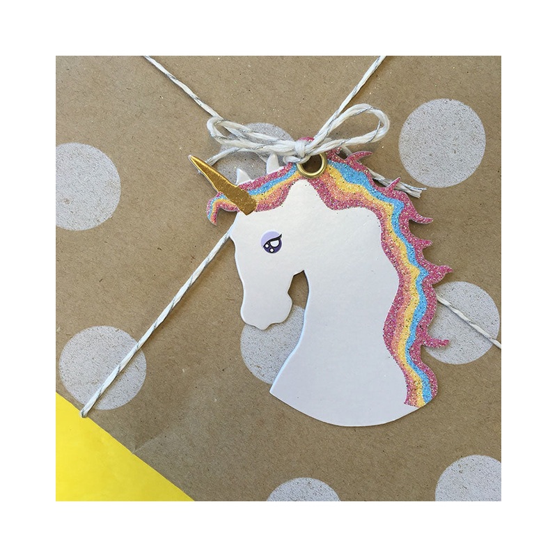 Candlebark Rainbow Unicorn Tag