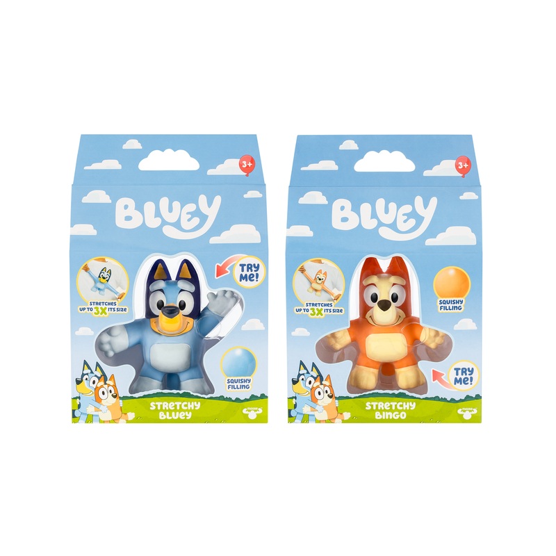 Bluey S10 Stretchy Hero Figures - Assorted