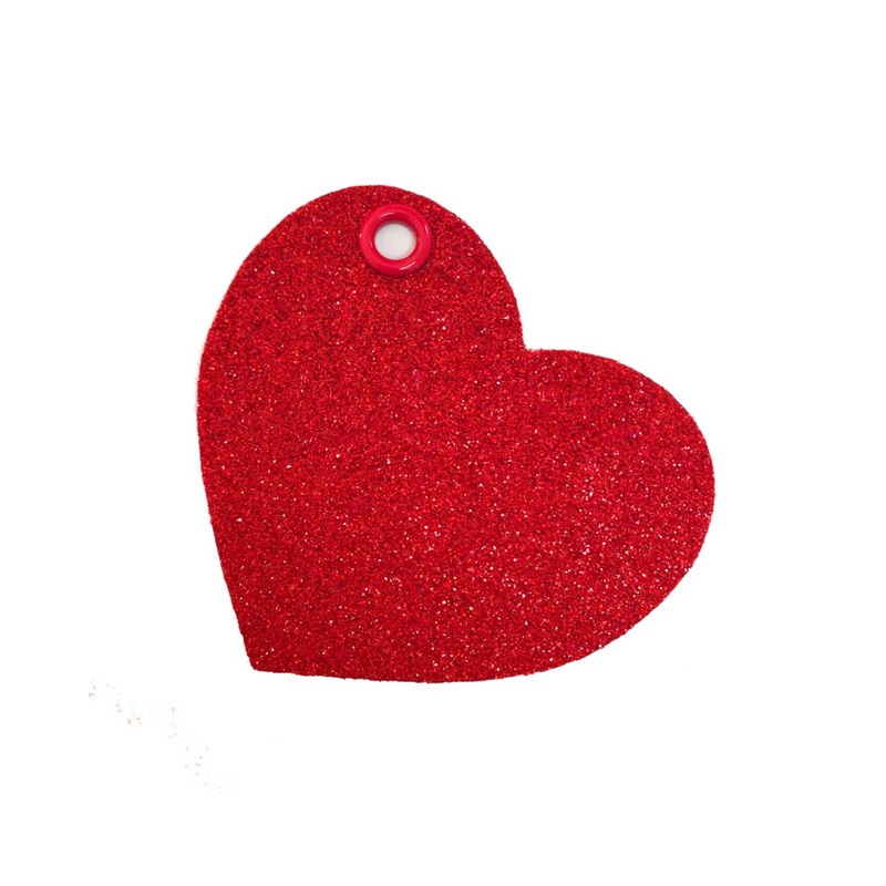 Candlebark Heart Tag