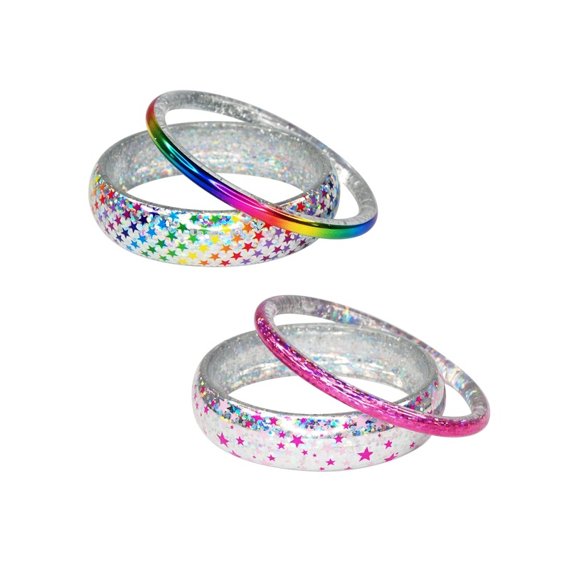 Pink Poppy Bangle Shine Like A Star