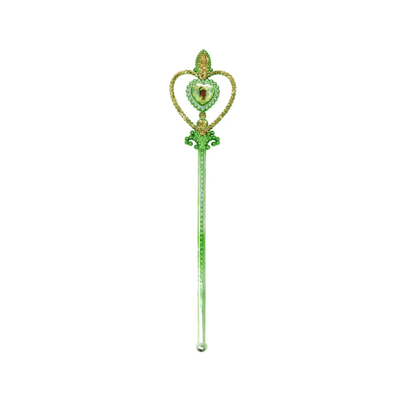 Pink Poppy Disney Tiana Heart Gemstone and Glitter Wand