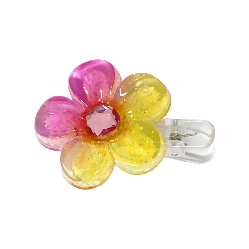 Pink Poppy Hairclip Daisy Sparkle