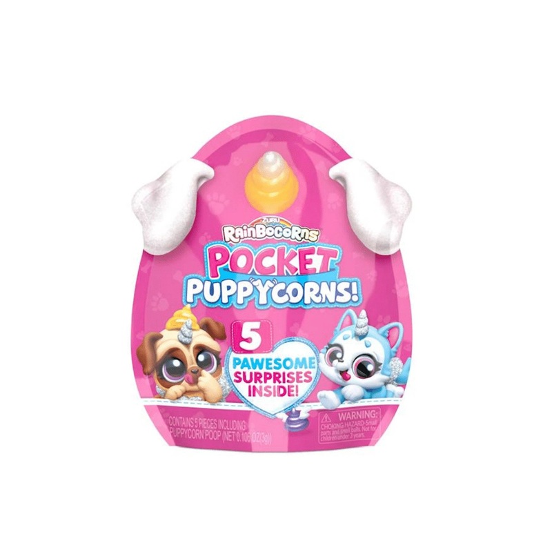 Rainbocorns Pocket Puppycorns Bobble Head - Assorted