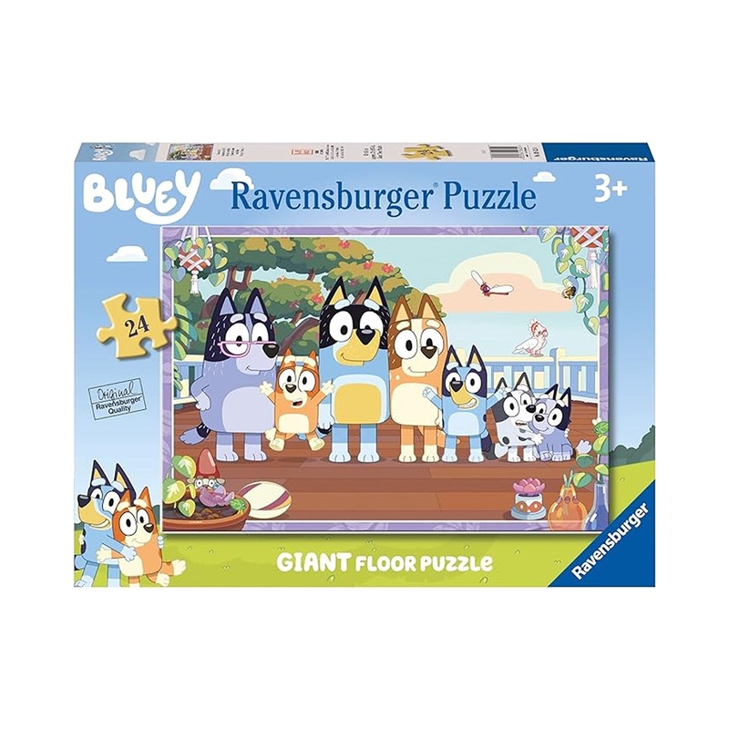 Ravensburger Bluey Family Time Giant Floor Puzzle 24 Piece
