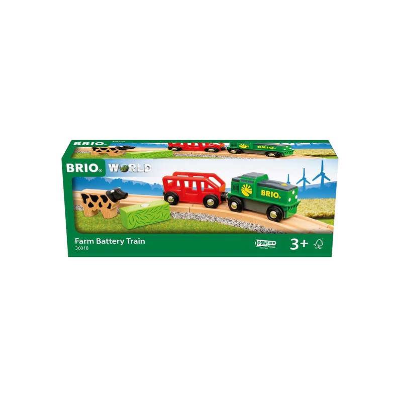 Brio Farm Battery Train 4 Pieces