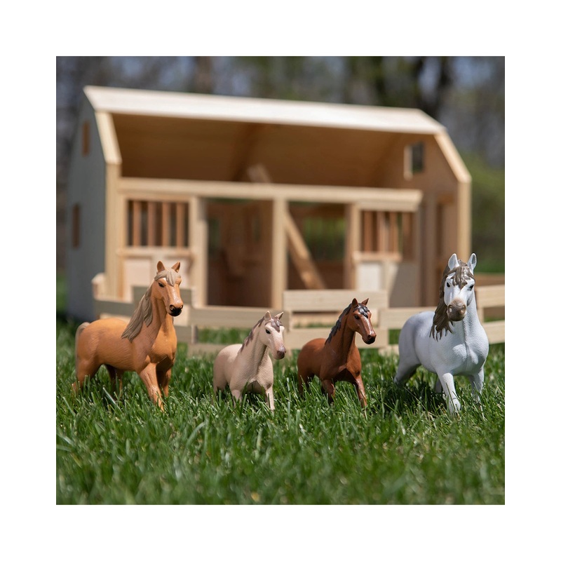 Fat Brain Toys Countryside Horses 4 Piece Set