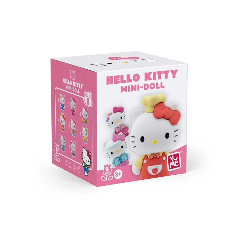 HELLO KITTY - YuMe 5cm Mini Doll Figurine Collection PDQ - Cute Outfit Series - Assorted