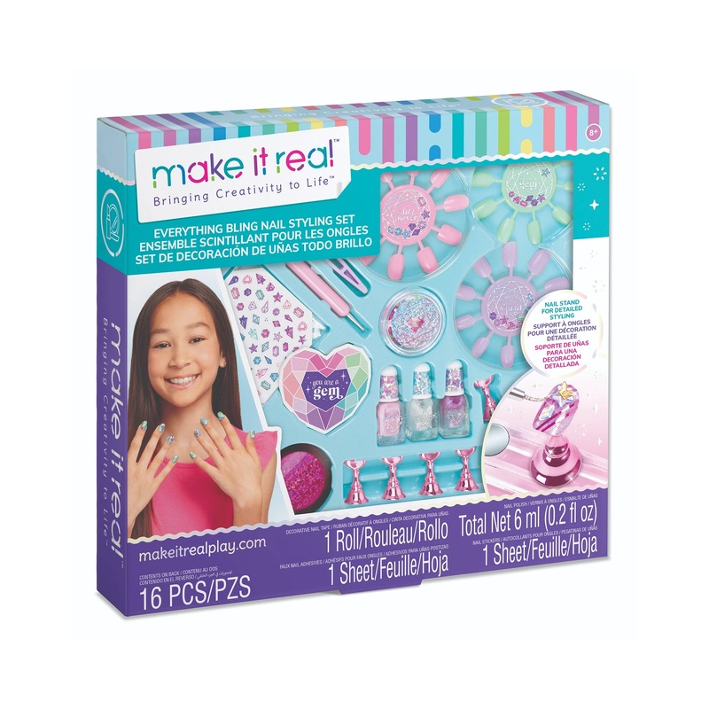 Make It Real Bling It On! Nail Decorating Set
