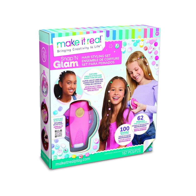 Make It Real Snap n Glam Hair Styling Set