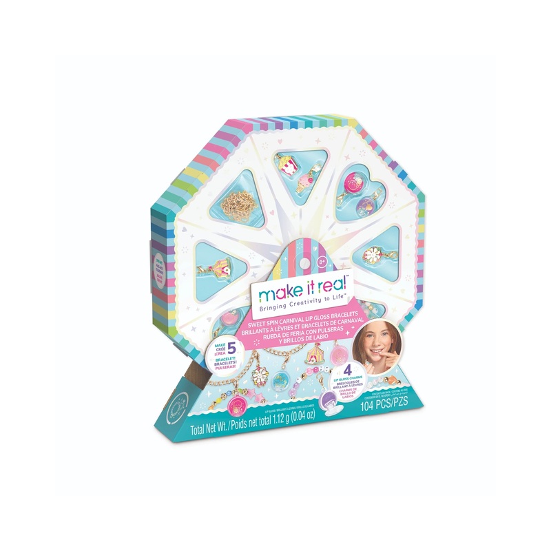 Make It Real Sweet Spins Lip Gloss Bracelet Kit