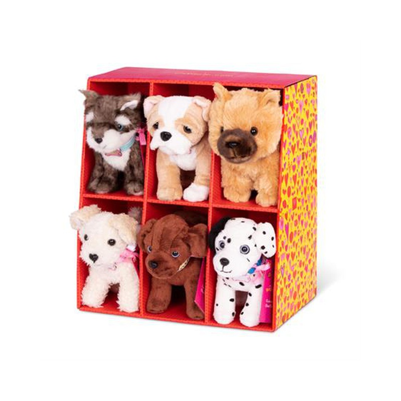 Our Generation 6 Inch Plush Standing Pups - Assorted