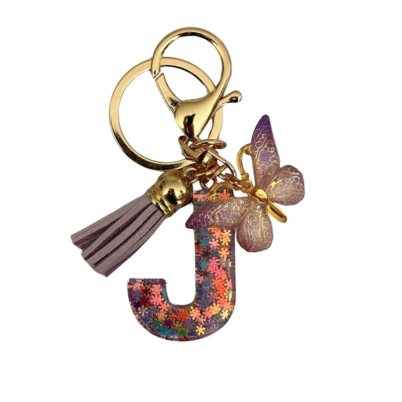 Sparkle Keyring J