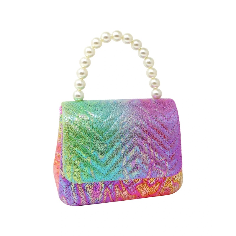 Pink Poppy Unicorn Dreamer Quilted Rainbow Handbag