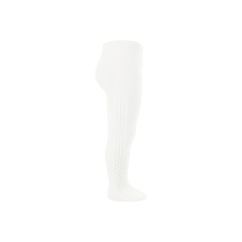 Warm Cotton Tight With Side Openwork Nata