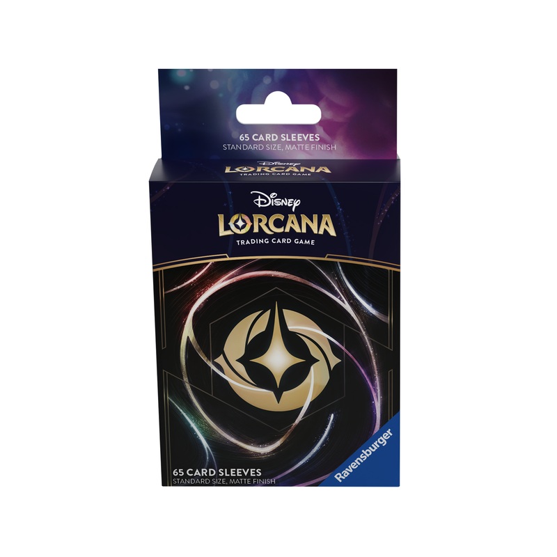 Disney Lorcana Set 5 Sleeves Evergreen Lore Icon Logo