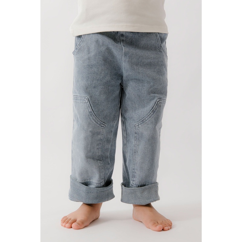 Homegrown Organic Relaxed Denim Jean Light Wash