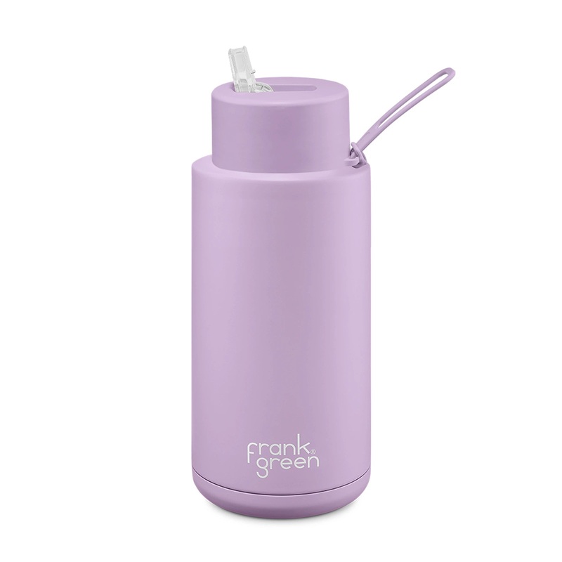 Lilac Haze Reusable Bottle Ultimate Ceramic Stainless Steel - 1L