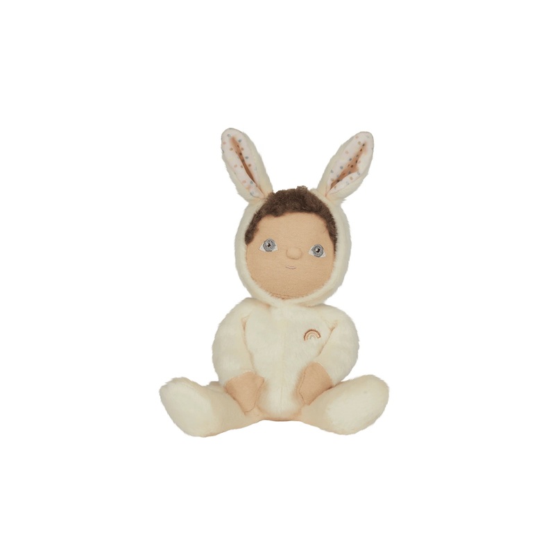 Olli Ella Dinky Dinkum Dolls - Basil Bunny - Cream