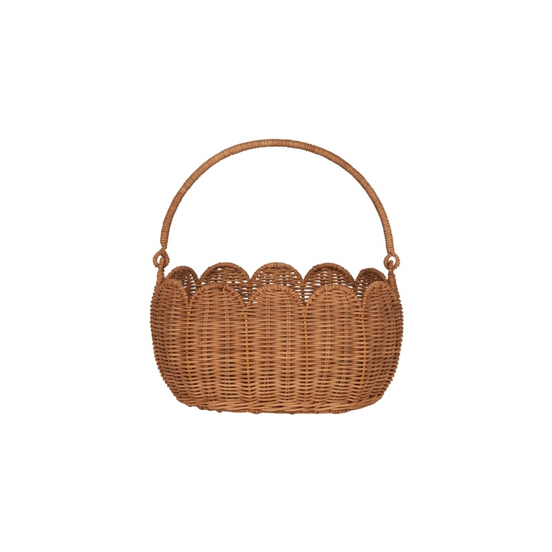 Olli Ella Petal Basket - Natural
