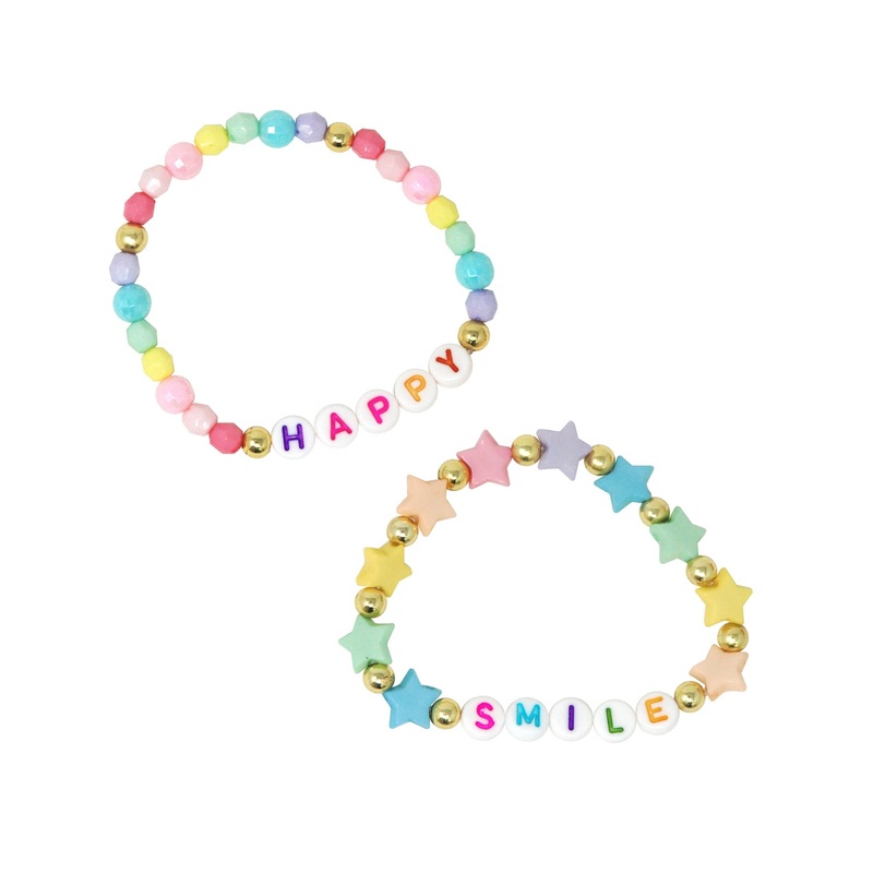 Pink Poppy Bracelet Smile Be Happy Duo