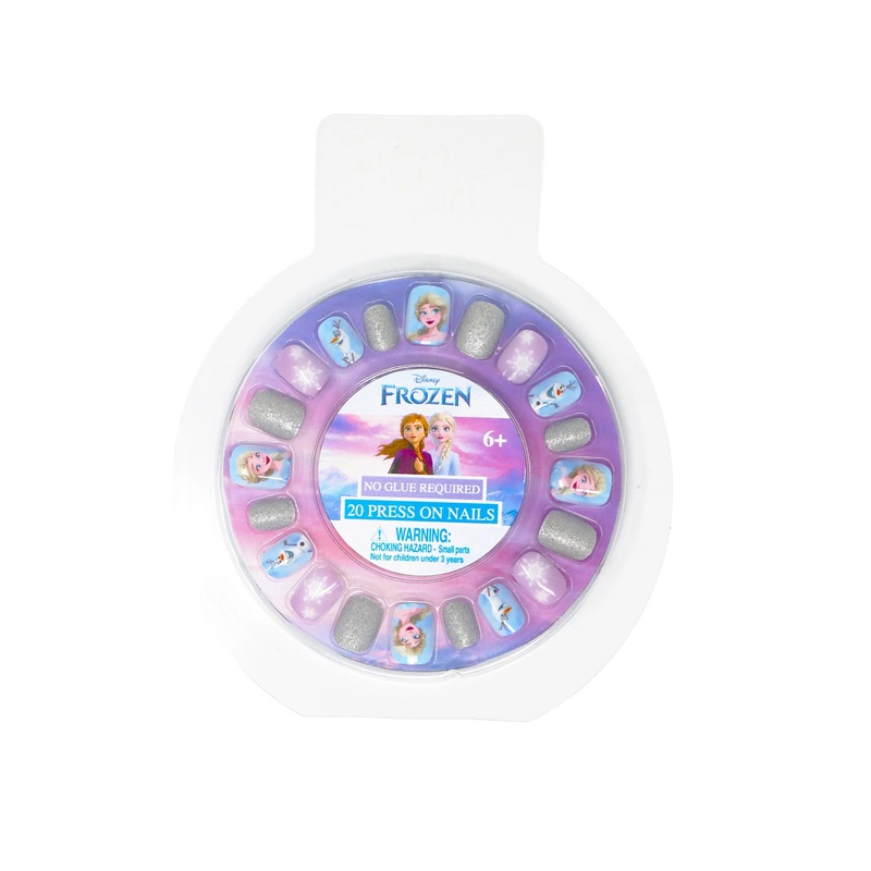 Pink Poppy Disney Frozen Press On Nails