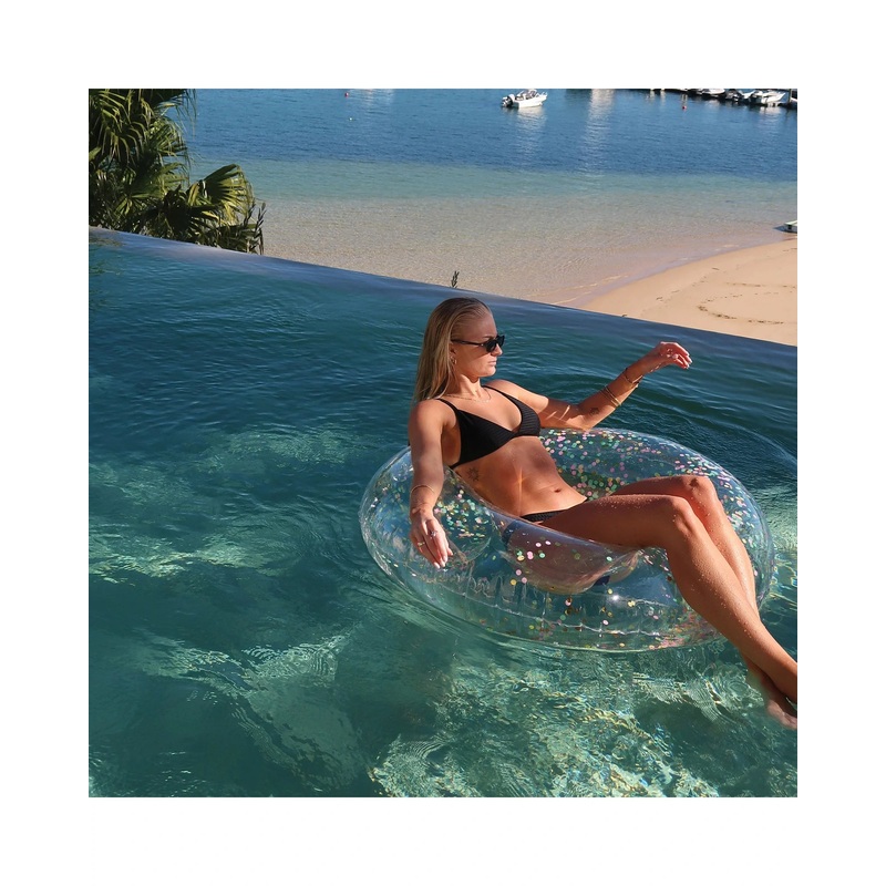 Sunnylife Tube Pool Ring Confetti Multi