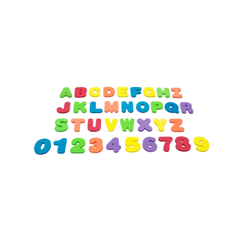 Bright Child Bath Letters And Numbers