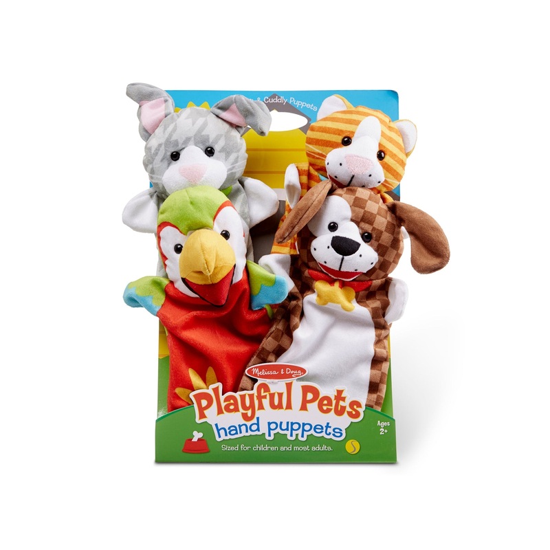 Melissa and Doug Hand Puppets Playful Pets