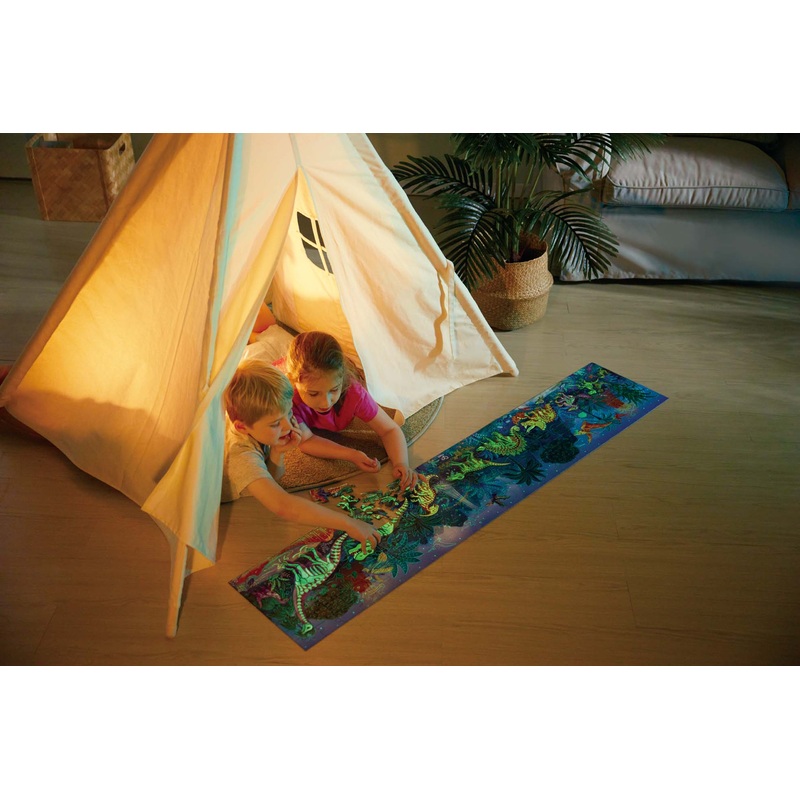 Hape 200pc Dinosaur Puzzle Glowing 1.5m