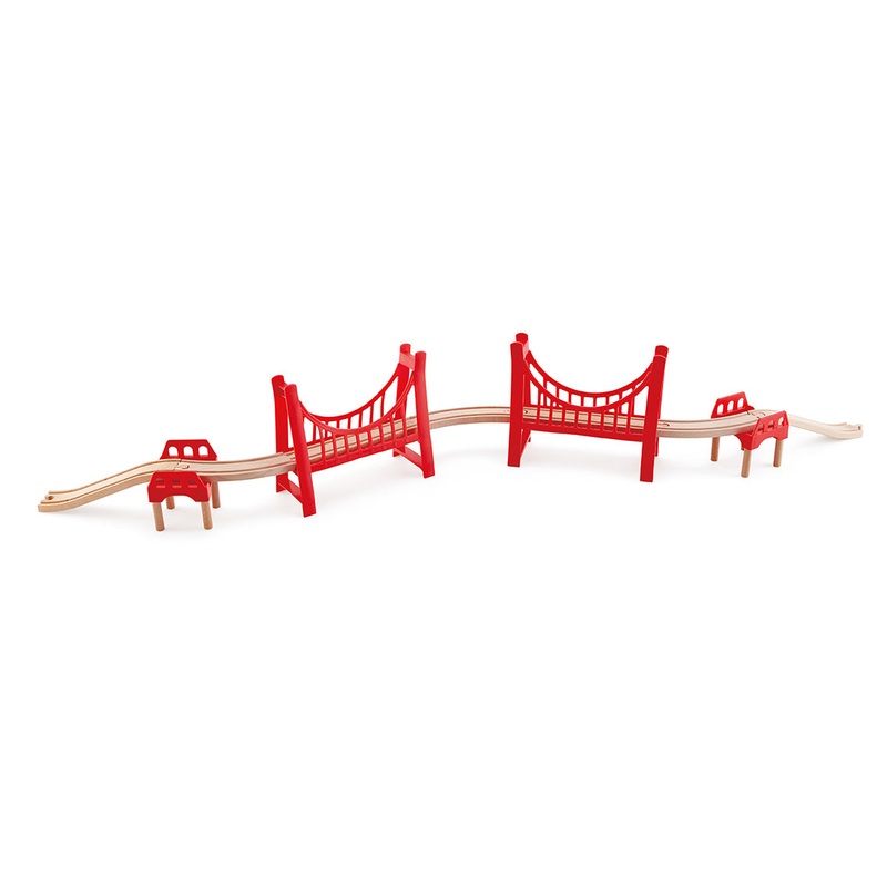 Hape Extended Double Suspension Bridge