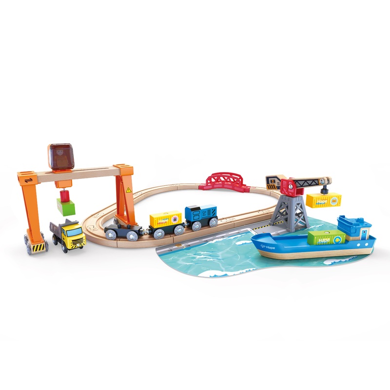 Hape Lift and Load Harbor Set