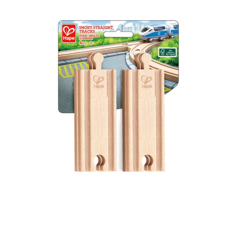 Hape Track 4pcs Short Straight