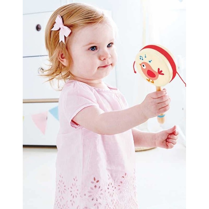 Twittering Bird Drum-shaped Rattle (HOLD SALES_