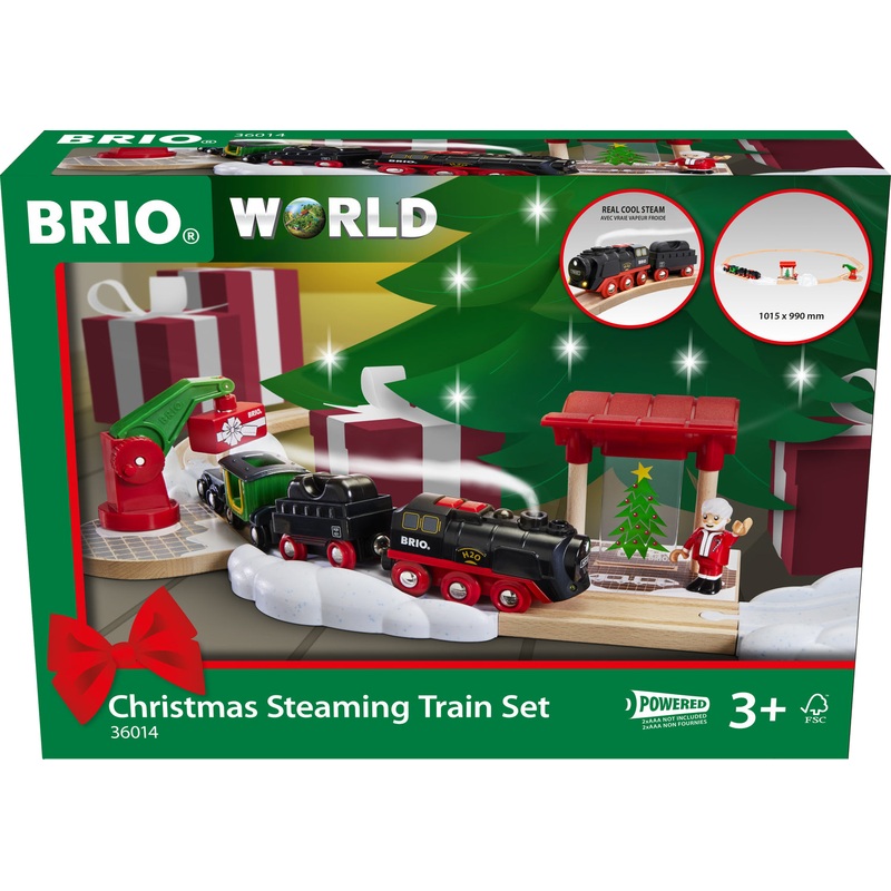BRIO Christmas Steaming Train Set