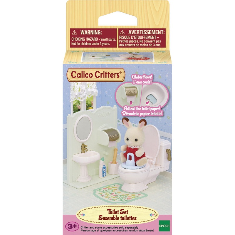 Calico Critters Toilet Set