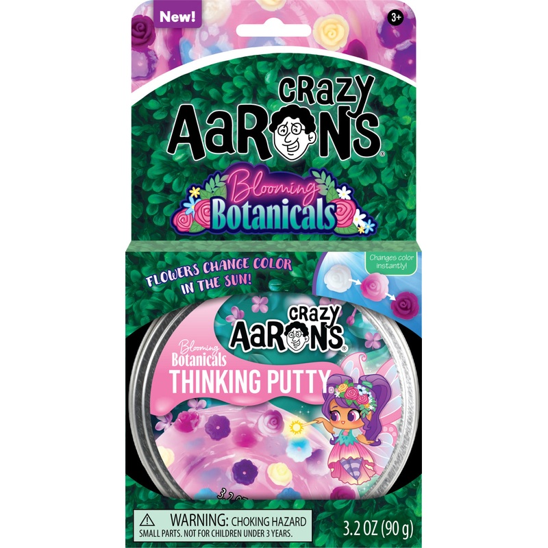 Blooming Botanicals - Full Size 4" Thinking Putty Tin