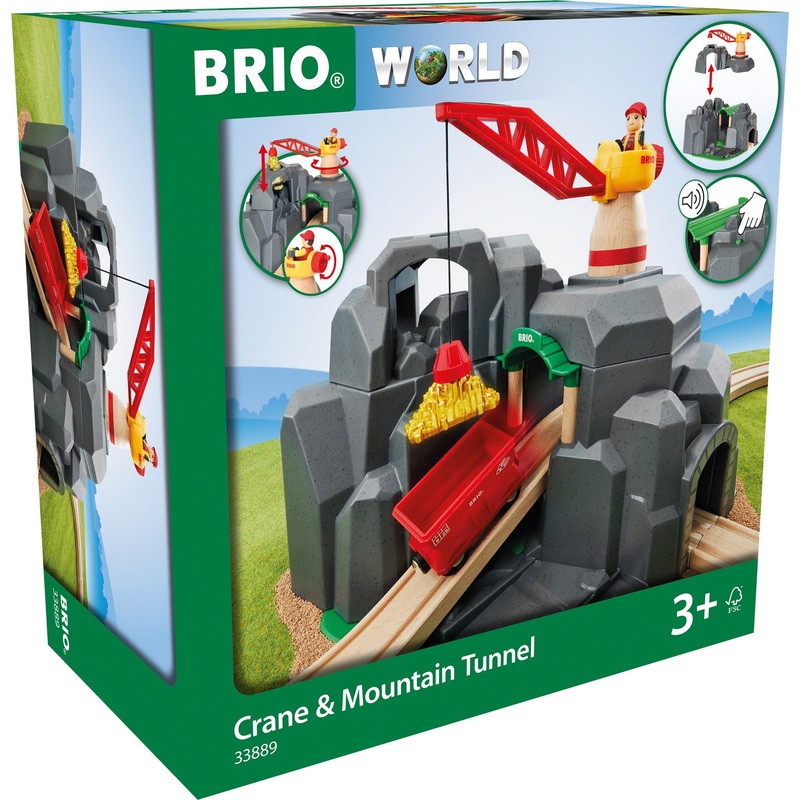 BRIO Crane & Mountain Tunnel (Accessory)