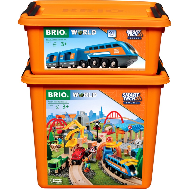 BRIO Smart Tech Sound Action Tunnel Deluxe Set