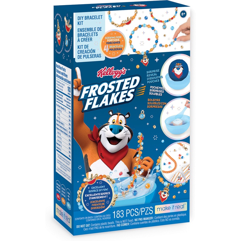 Cereal-sly Cute Kellogg's Frosted Flakes DIY Bracelet Kit