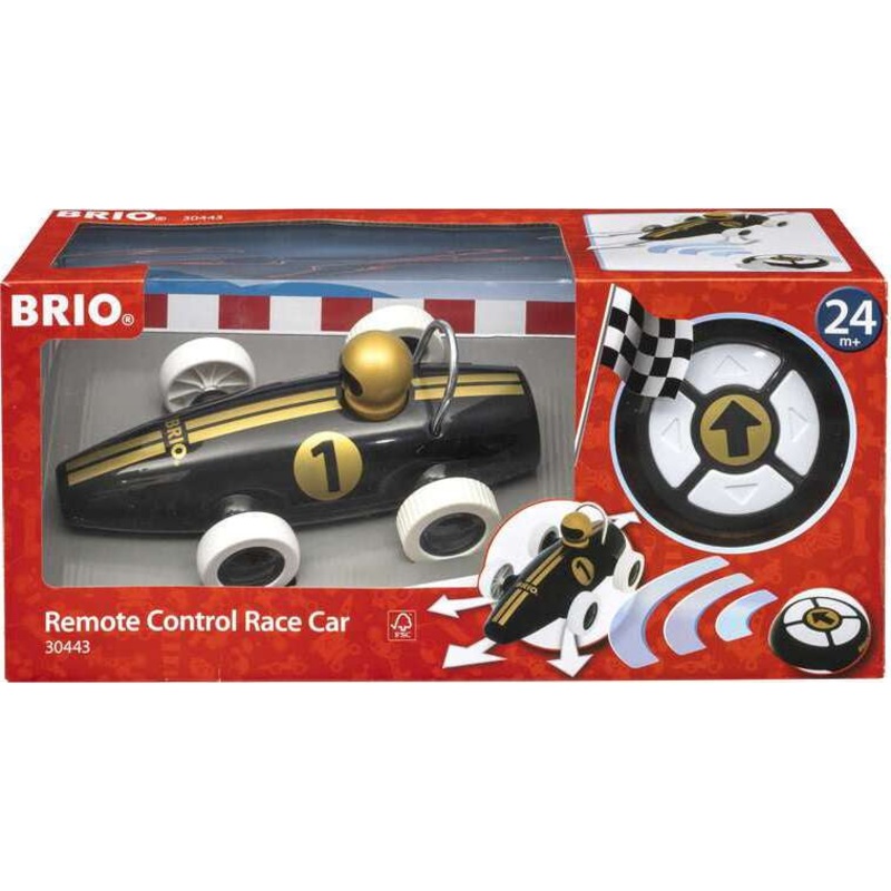 R/C Race Car Black & Gold