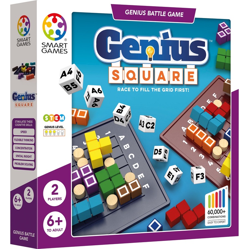 Genius Square Game Age 6+